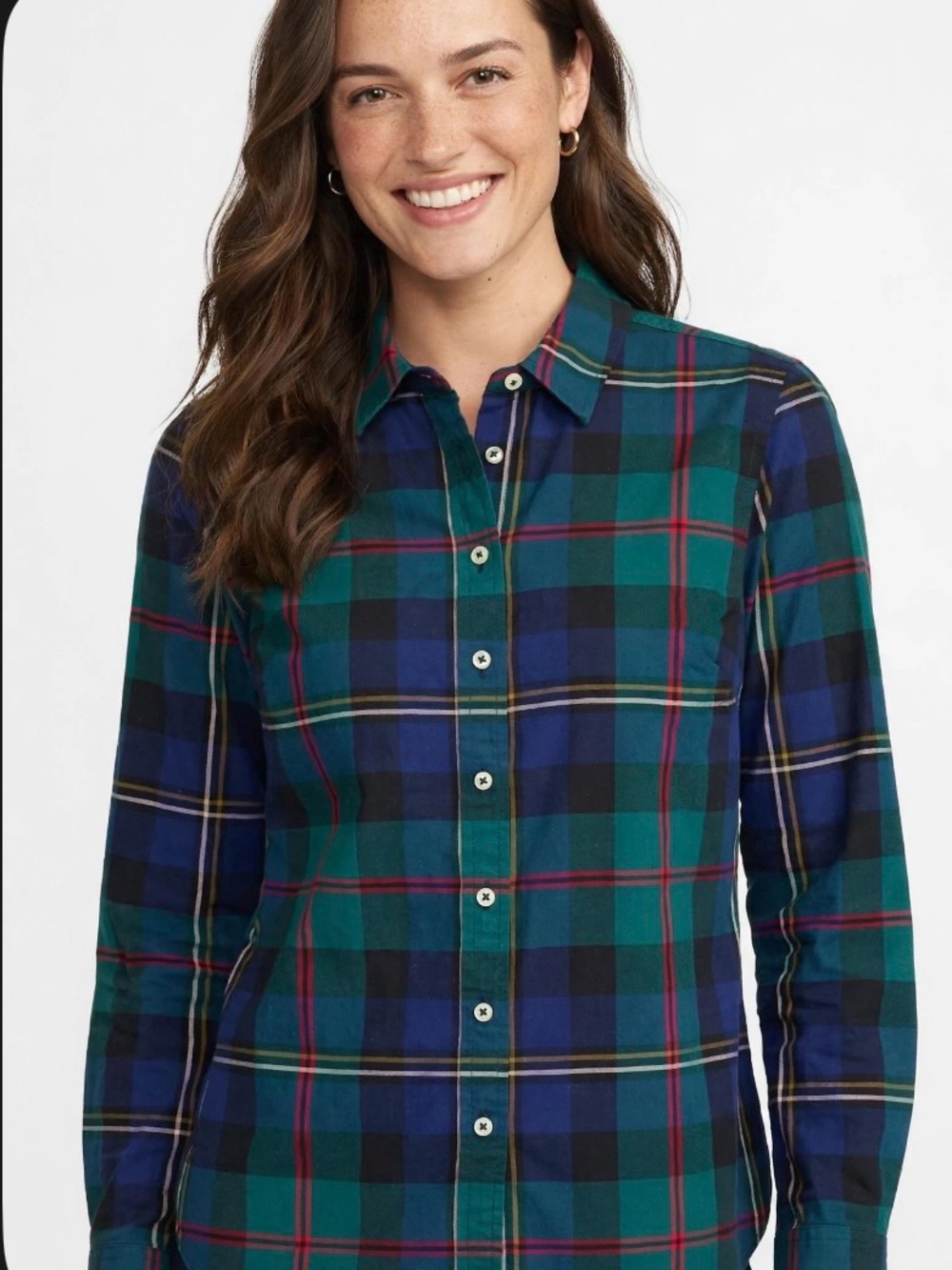 Juniper Ivy Plaid Talbots 100% cotton Size 
S/p